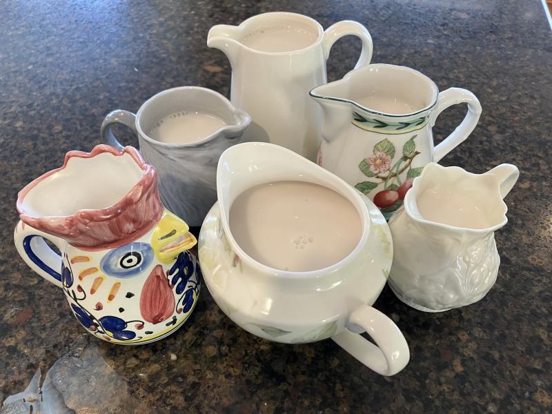 With all the different types of milk and plant-based milk substitutes now readily available, it may be fun to have a taste test to determine your favorite choices. JACK CLEMONS PHOTO